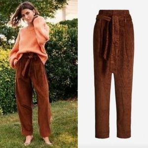 Happy X Nature | NWOT Corduroy Tie Waist Pants
